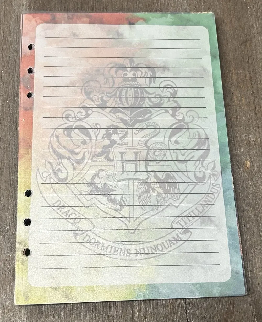 Harry Potter Size A5 Refill Stationery Paper (50 Sheets)